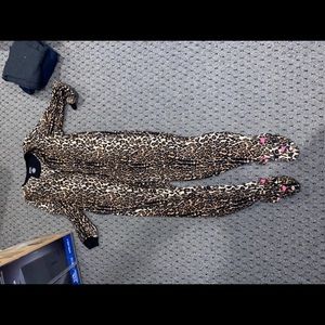 Cheetah print onesie